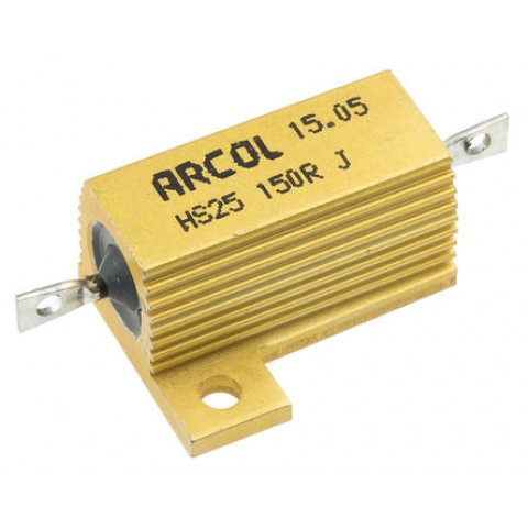 HS 25W 150R J HEATSINK RESISTOR 5% 